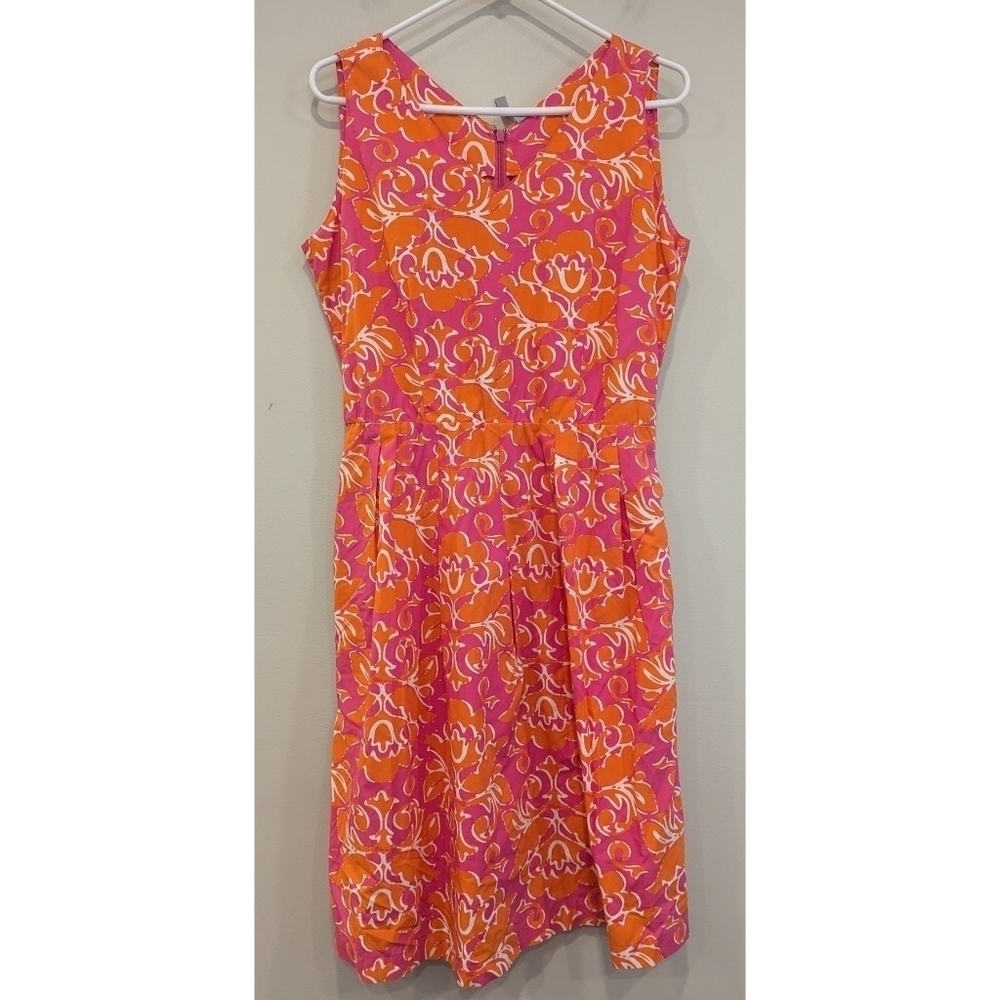 Hanna Andersson Bright Floral Sleeveless Dress Size 12